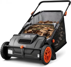 VEVOR Push Lawn Sweeper 21" 3.5 cu ft