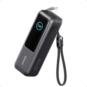 Anker 25000mAh Laptop Power Bank, 165W, 3-Port